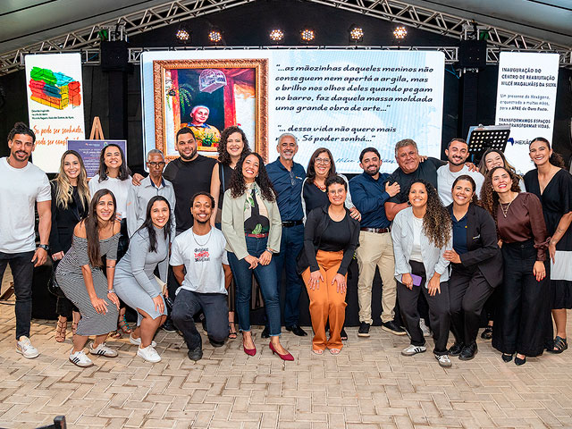 Inauguração do Centro de Reabilitação Nilce Magalhães da Silva