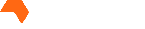 Logo hexagono engenharia laranja branco